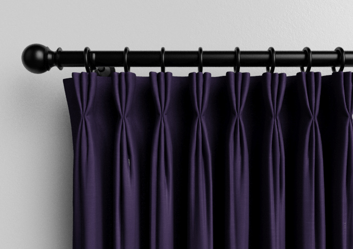 Kyoto Faux Silk, Berry - Made to Measure Curtains - Image 11